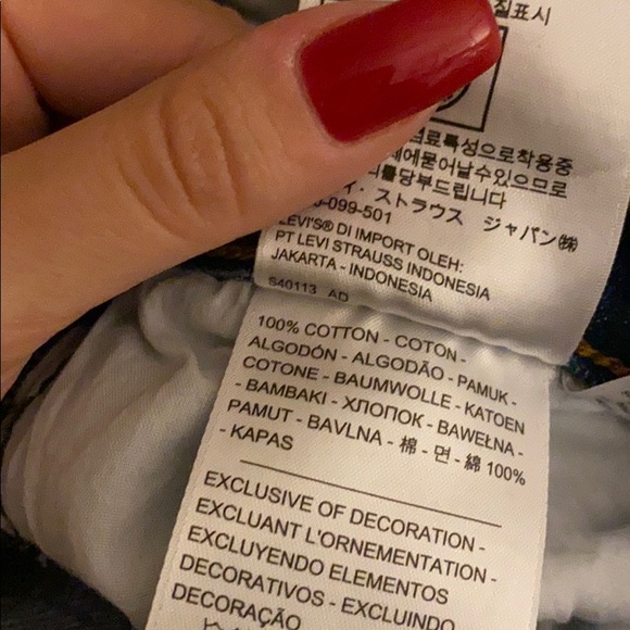 High-rise Wedgie Dark Wash Jeans - Picture 5 of 5